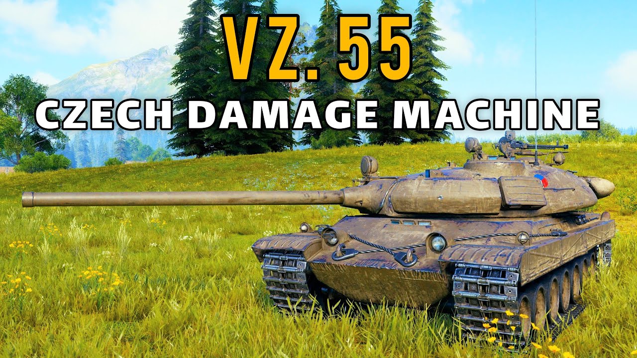 Không thể dừng chơi chiếc xe này! | Vz. 55 World of Tanks