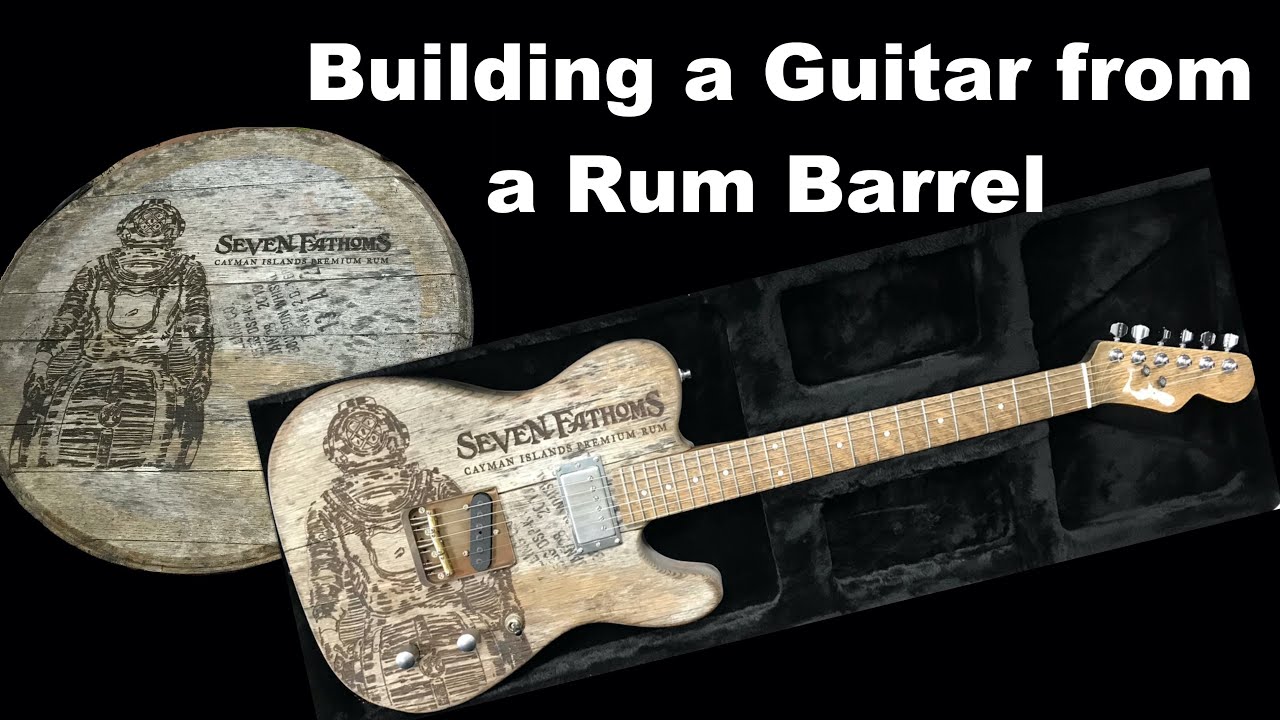 Building a Guitar from a Rum Barrel - Full Time Lapse Video