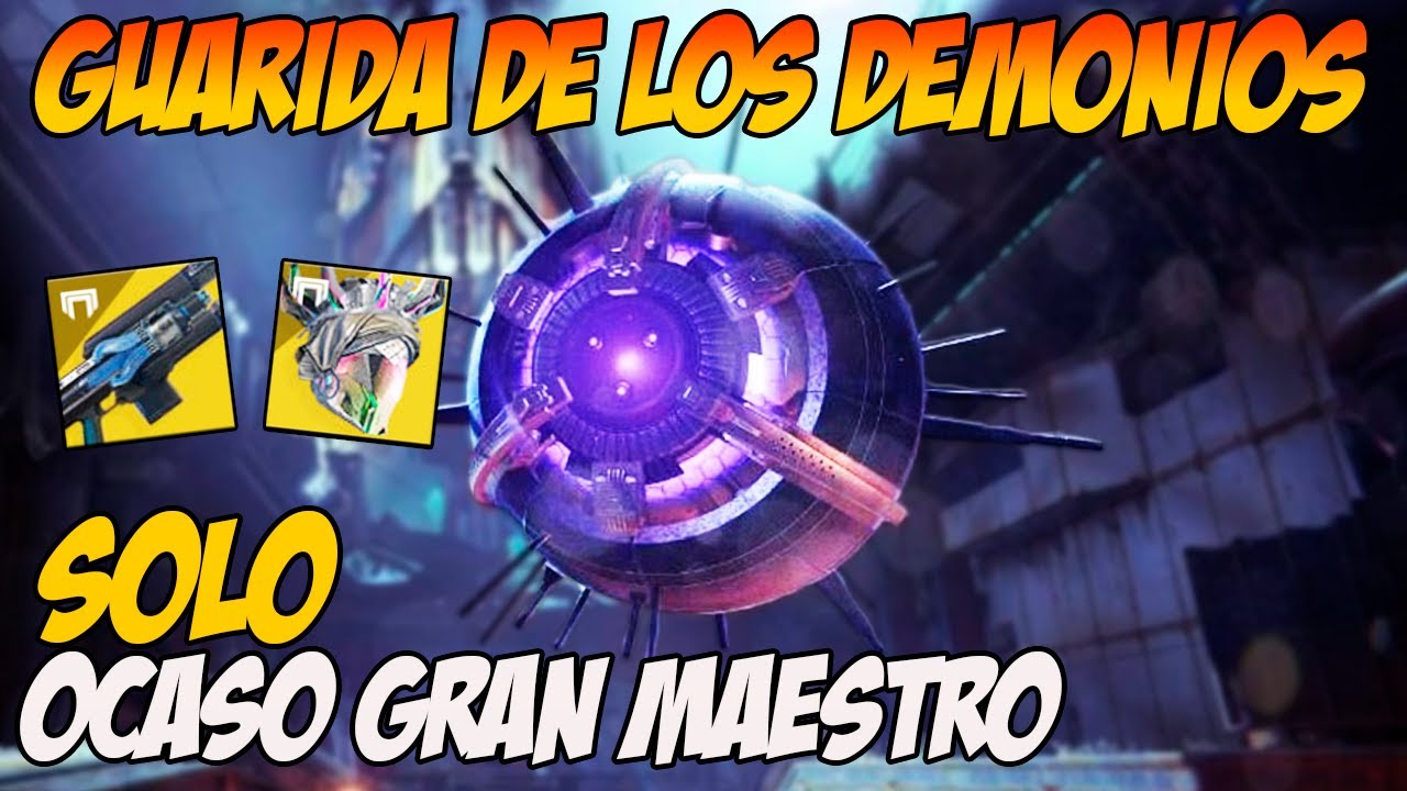 OCASO Gran Maestro en SOLITARIO Guarida de los Demonios  Corazon Frio Destiny 2