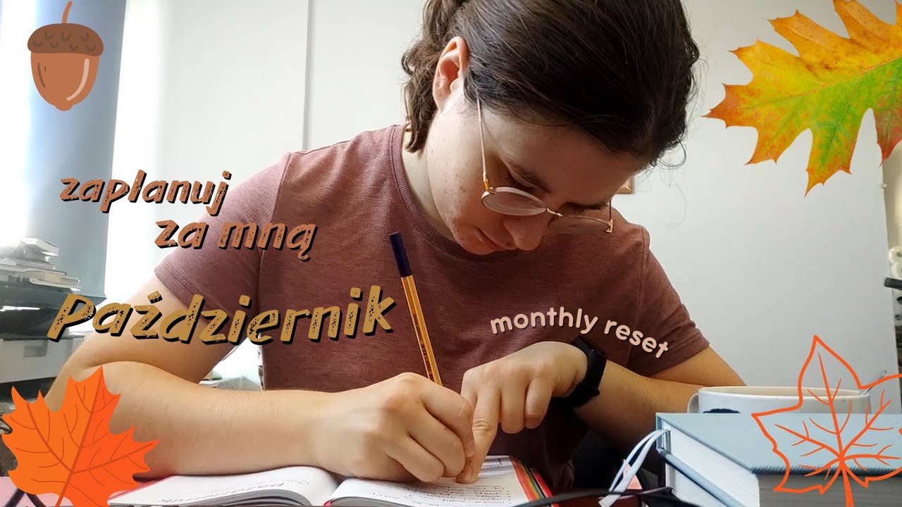 Zaplanuj ze mną październik 🍁 monthly reset 📝 Kiedy wrócą budżety?
