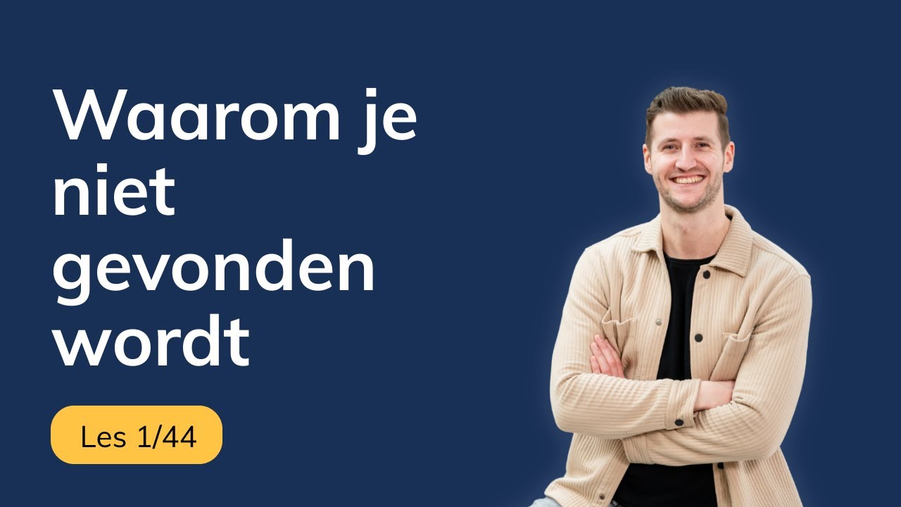 Wat is SEO en waarom is het belangrijk voor zzp’ers | SEO cursus voor zzp’ers (les 1/44)