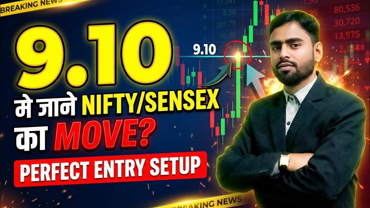 Nifty Sensex Trading Strategy | Market Crash | Reversal Trading | Intraday | Perfect Entry Setup