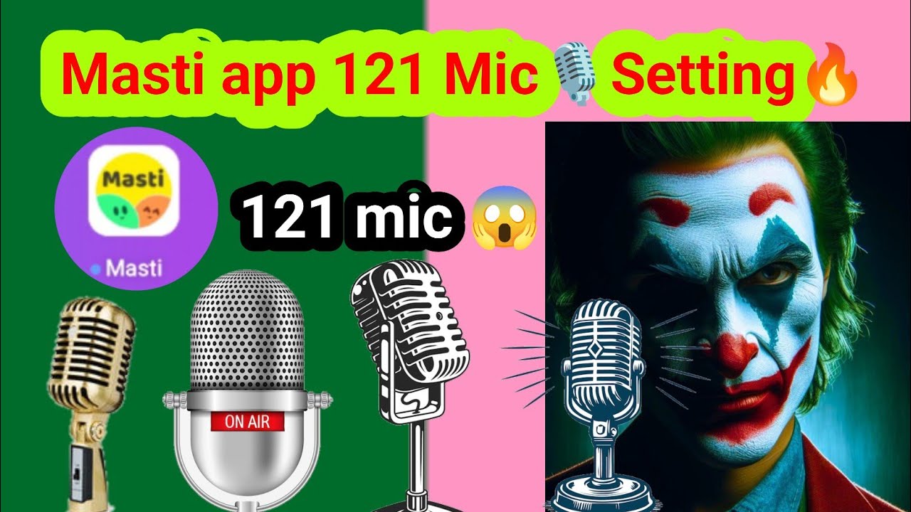 121 mic📢🎙️ Masti 🔥|| Masti पे 121 Mic कैसे लगाए || Masti app 121 mic 🎤🎙️ || Android 10,11,12,13,14 💯