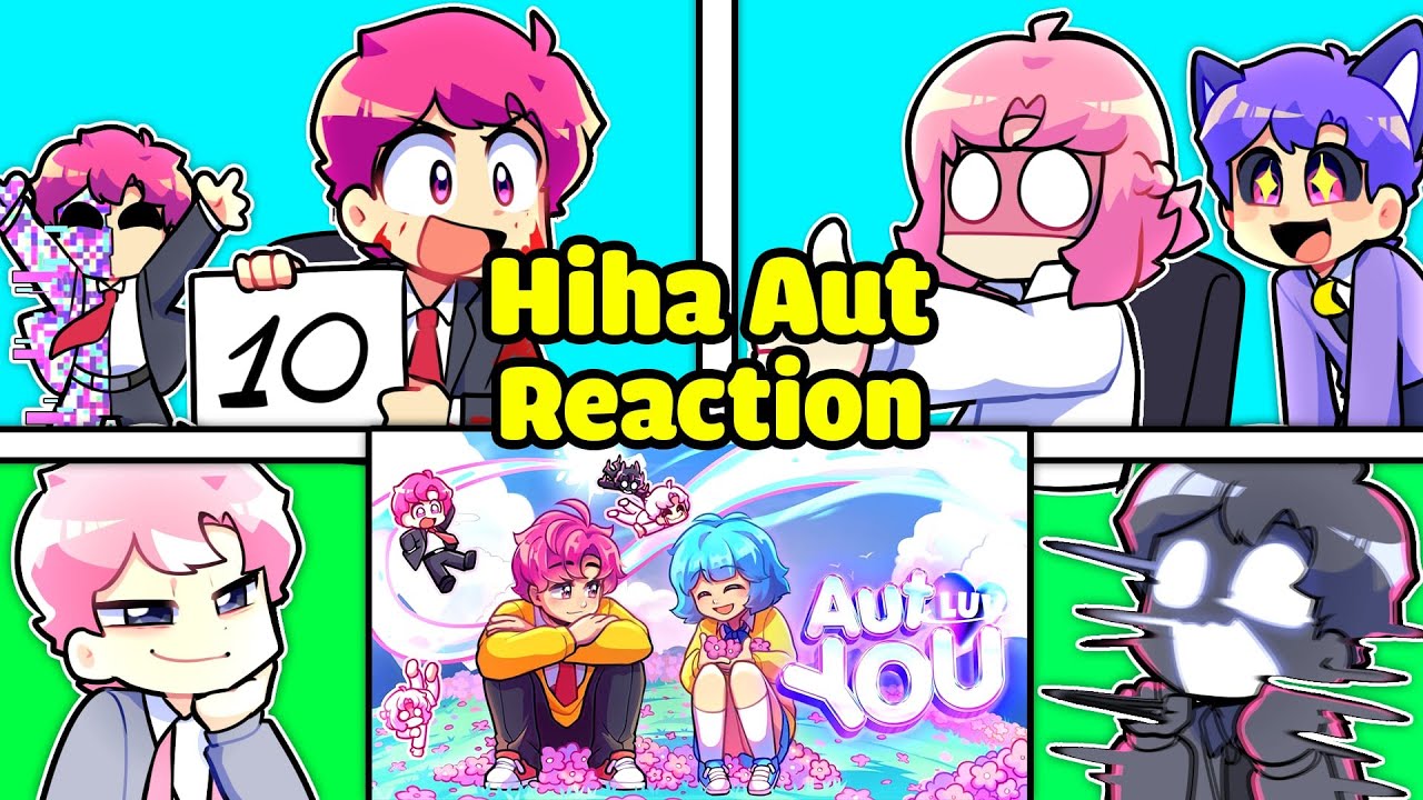 HIHA AUT REACTION MV CA NHẠC CỦA HIHA AUT LOVE YOU TRONG MINECRAFT*HIHA REACTION 🤩🤣
