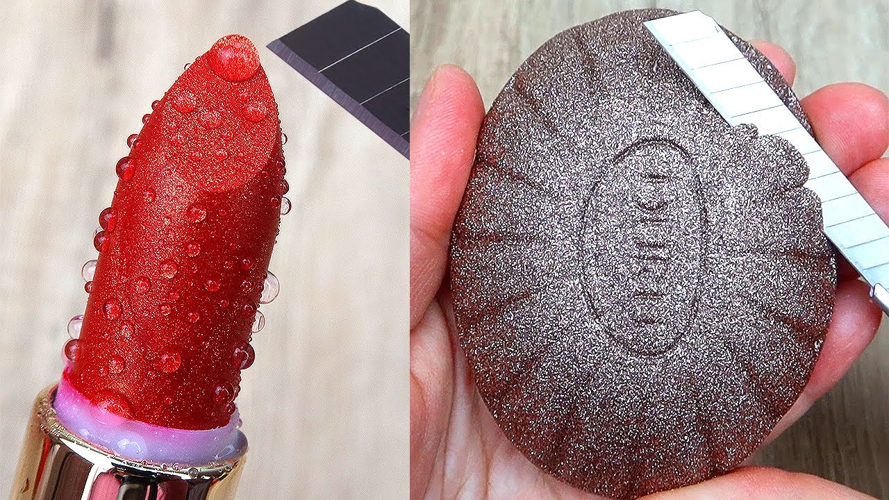 Relaxing Soap Carving ASMR. Satisfying Soap and lipstick cutting. Corte de jabón - 230