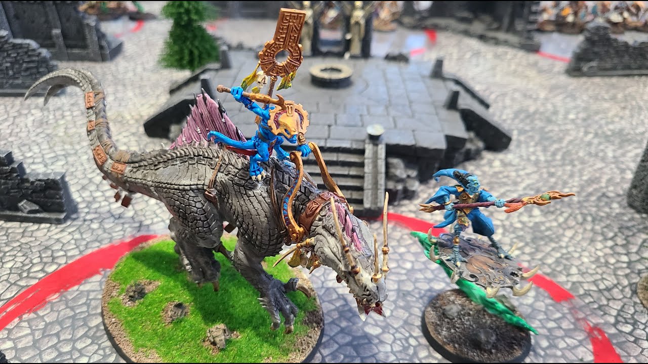 AoS Battle Report: Seraphon vs Disciples of Tzeentch