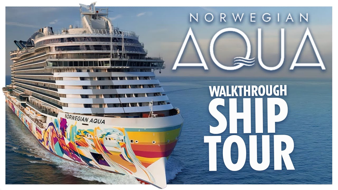 NORWEGIAN AQUA Полная обзорная экскурсия по кораблю
