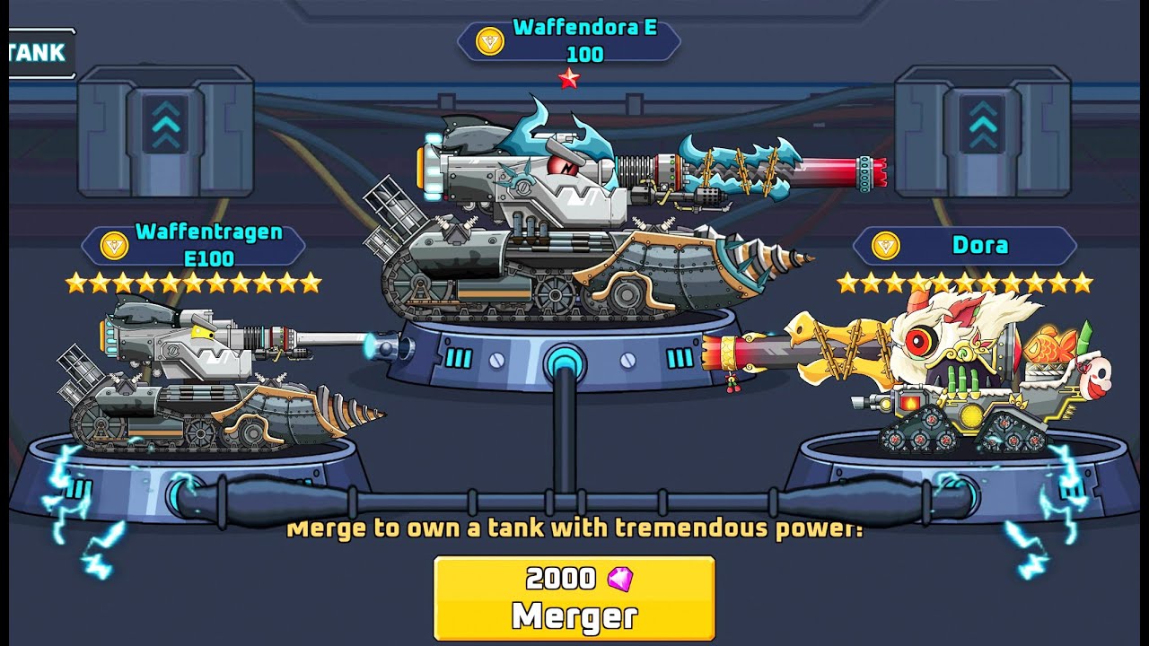Battle Of Tank Steel : Waffendore E 100 Ready - Dora Max Level Event
