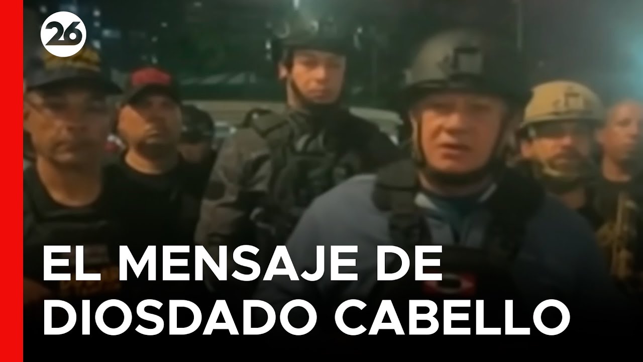 🚨 MADURO CAPTURADO | El mensaje de Diosdado Cabello desde Venezuela