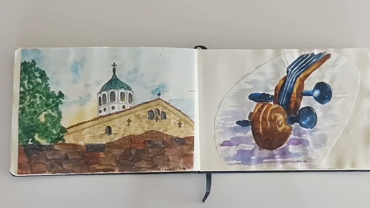 Realistic beginner sketchbook tour part 2