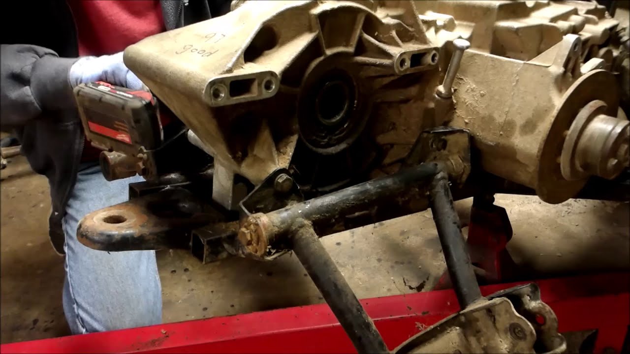 Снятие/замена и проверка трансмиссии Polaris Sportsman 500!
