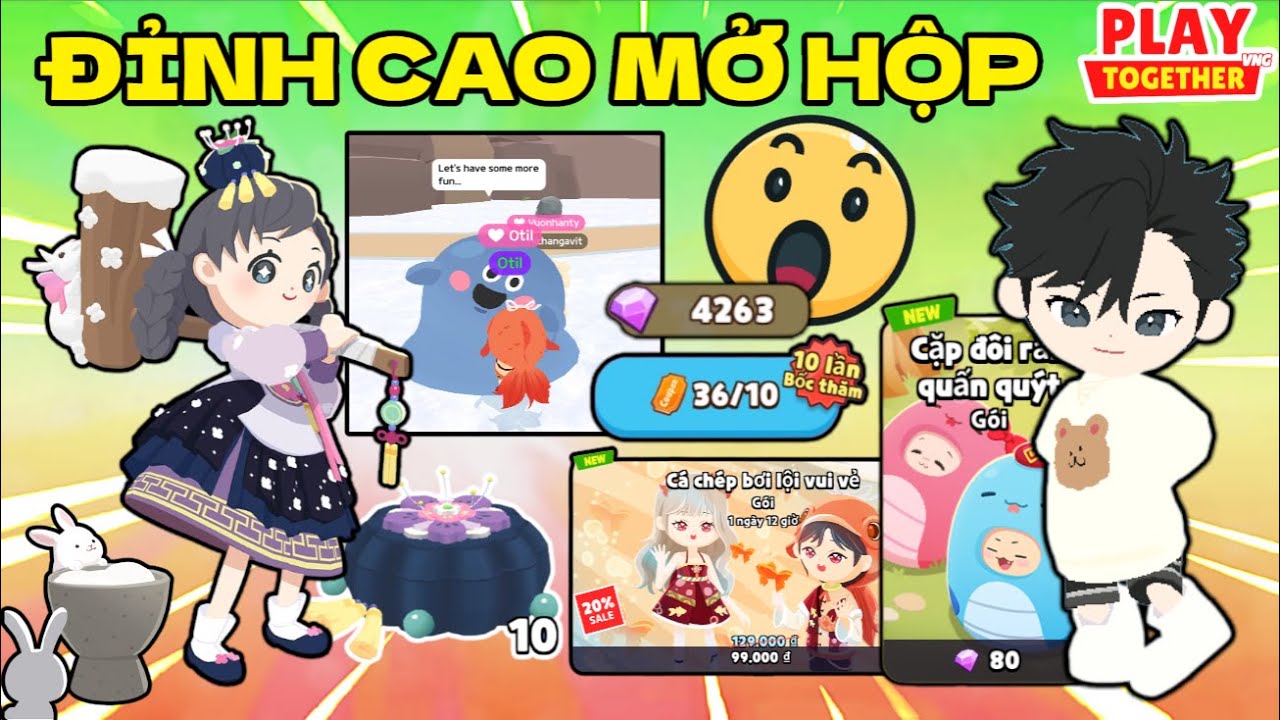 Play Together | Đỉnh Cao Mở Hộp Bốc Thăm Xưởng Bánh Gạo Mãn Nguyệt, Review Sự Kiện Mới