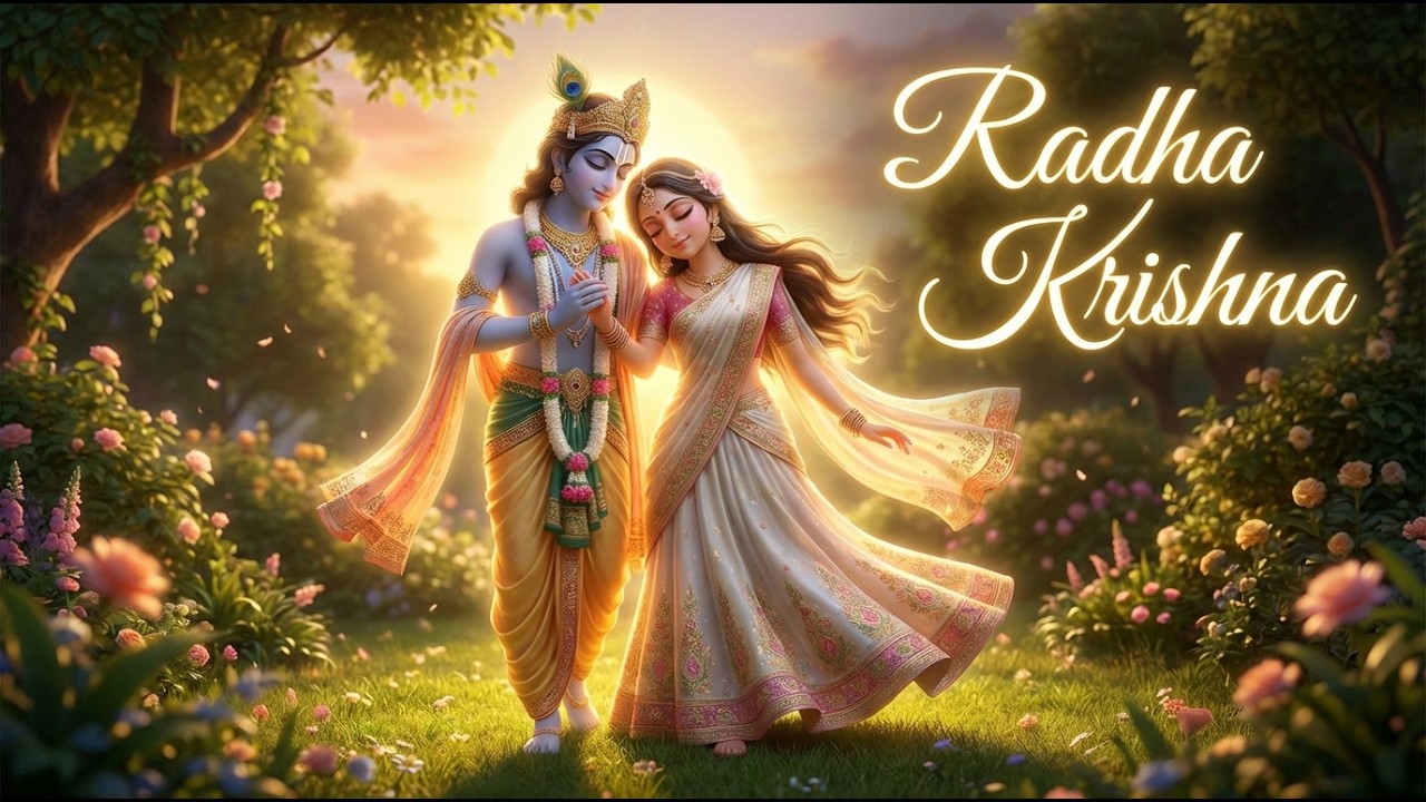 Krishna Flute | Radha Affection Divine Love Animation