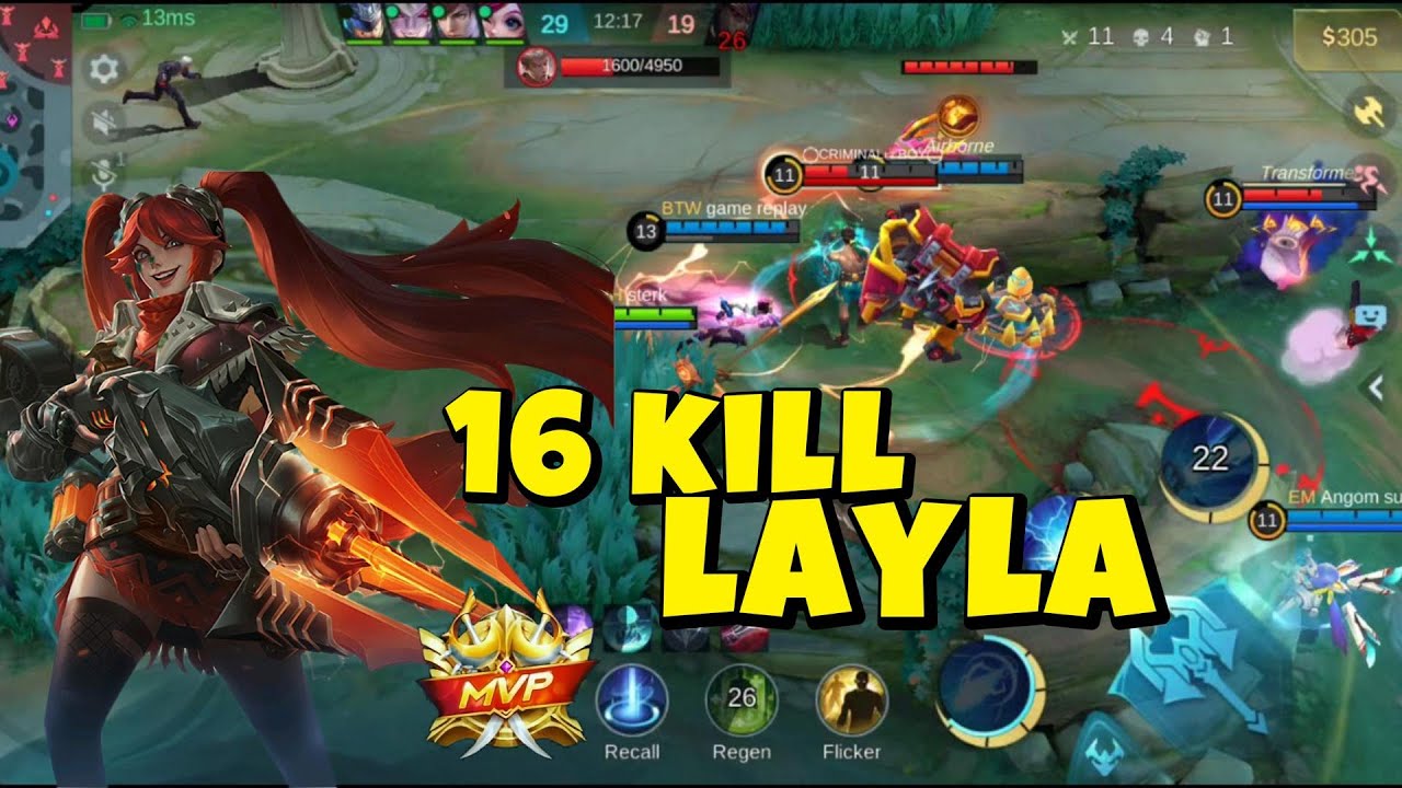 Layla the Deadly Marksman – MVP Performance | Moba Legends