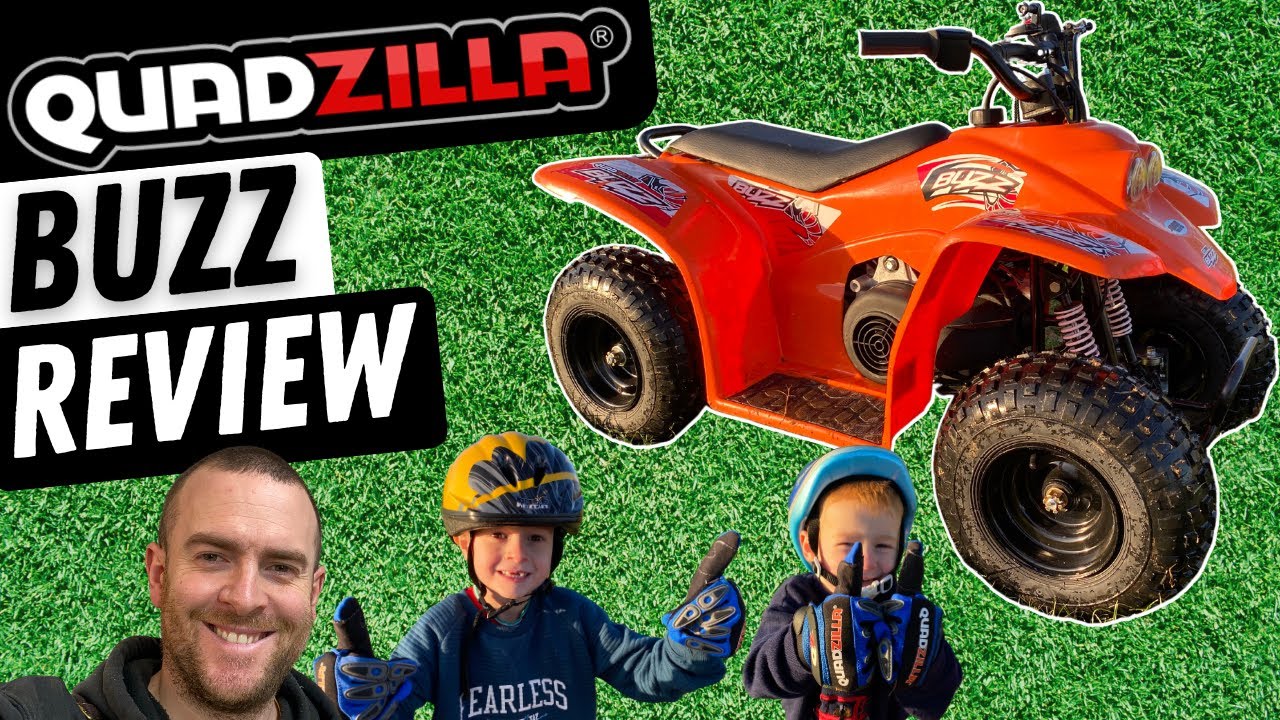 Quadzilla Buzz 50cc Quad Bike Review. Kids Quad Bike