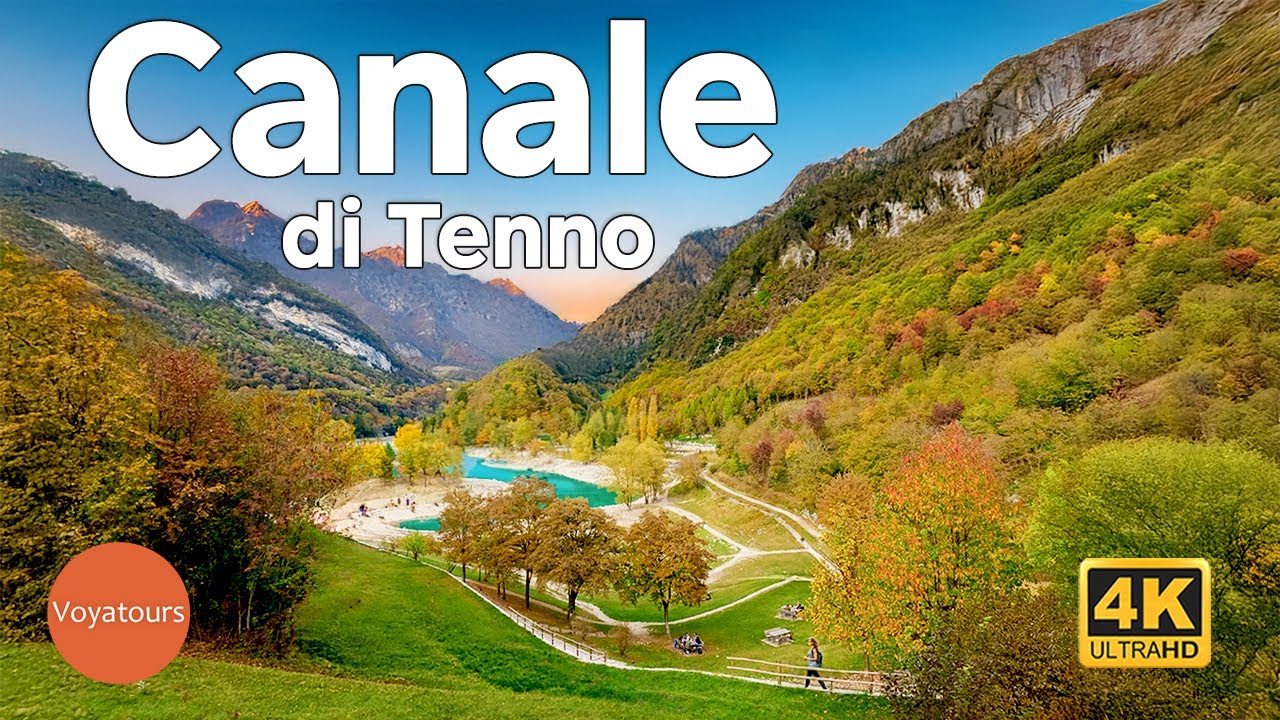 Canale di Tenno - Итальянская Деревня, Спрятанная В Горах Трентино (4K UHD)