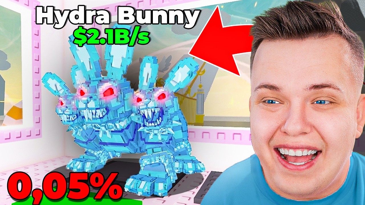 Pierwszy w Polsce HYDRA BUNNY w Steal A Brainrot Roblox!