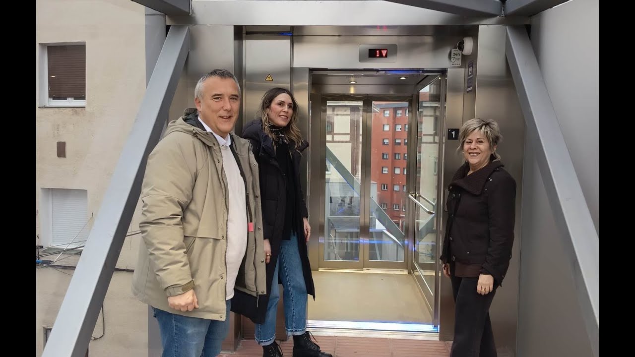 En funcionamiento los ascensores de San Miguel, en Gallarta