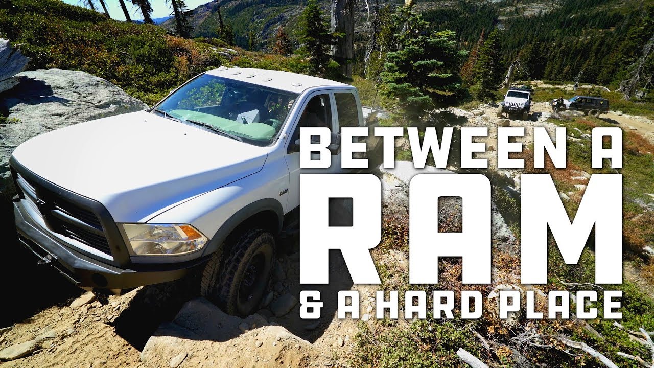 Between a Ram and a Hard Place: Power Wagon stuck on the way out of Snake Lake