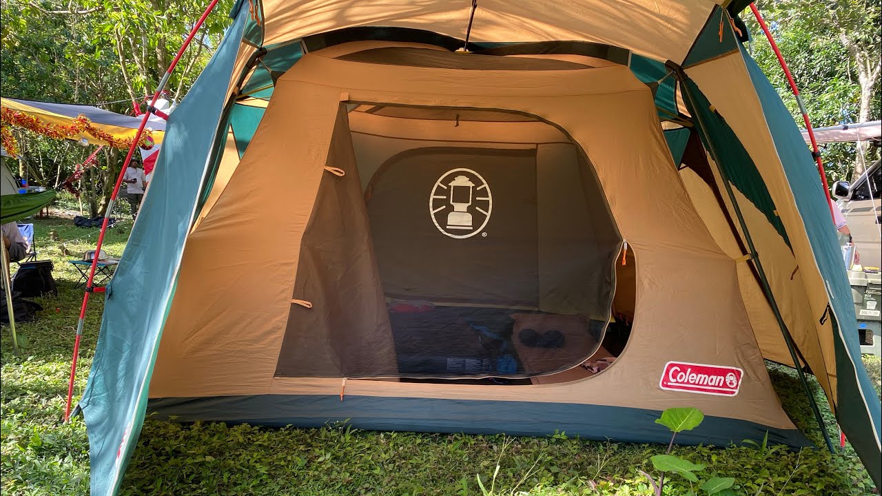 Setting up | Coleman Screen Canopy Dome 300