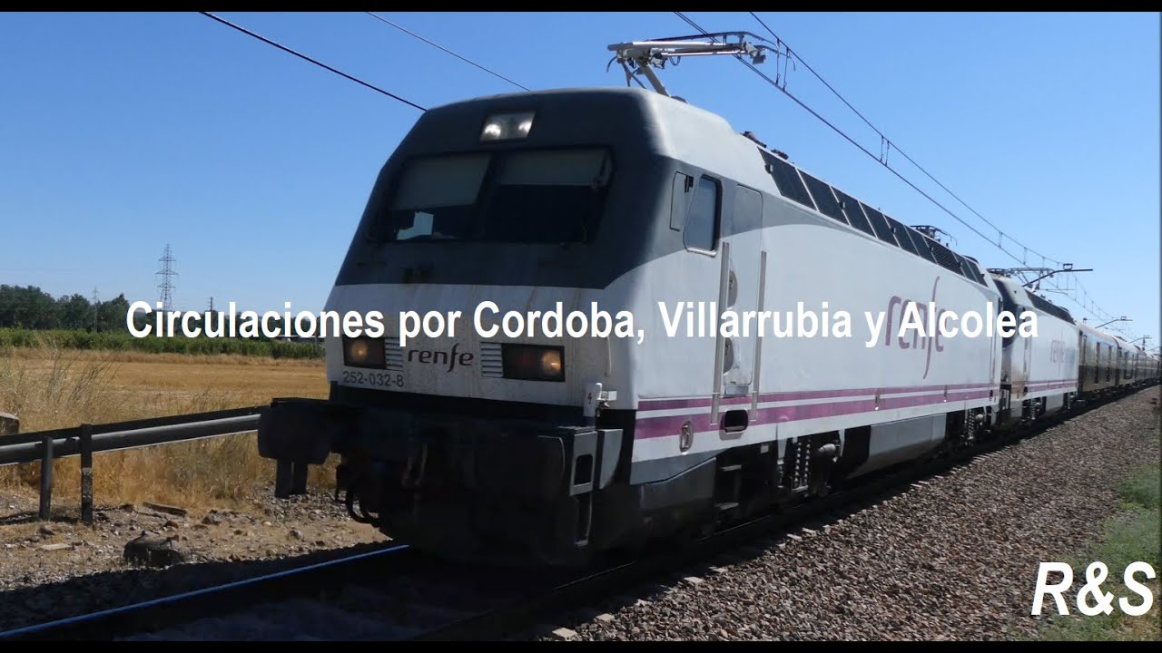 Trenes Variados por Cordoba, Villarrubia y Alcolea 4K