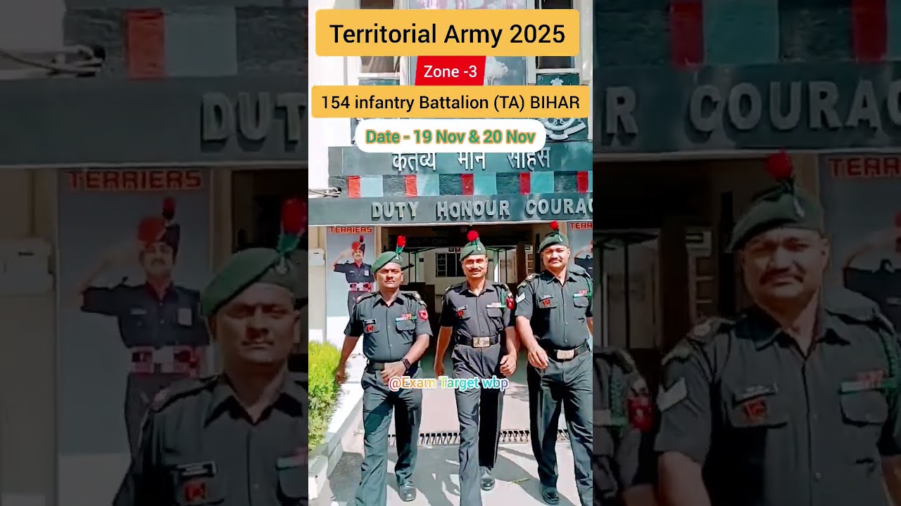 ✨(TA ARMY) OFFICIAL NOTIFICATION  Newspaper मे जल्द #tabharti2025​ #army​ #motivation​ #ytshorts​