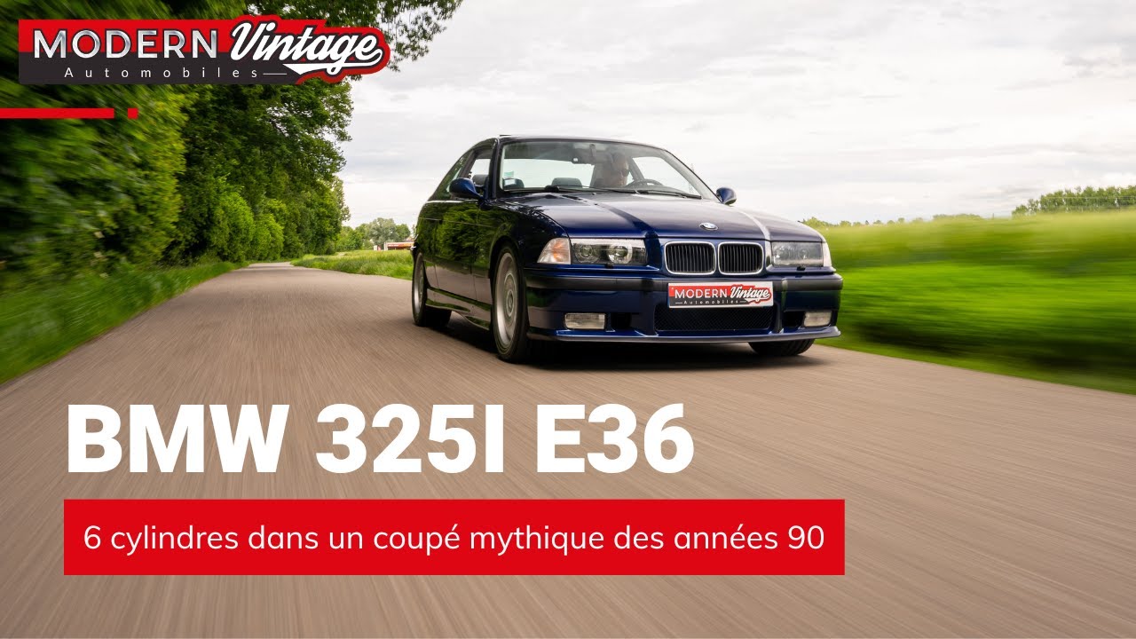 BMW 325i E36 / Un 6 cylindres dans un coupé mythique des années 90 !