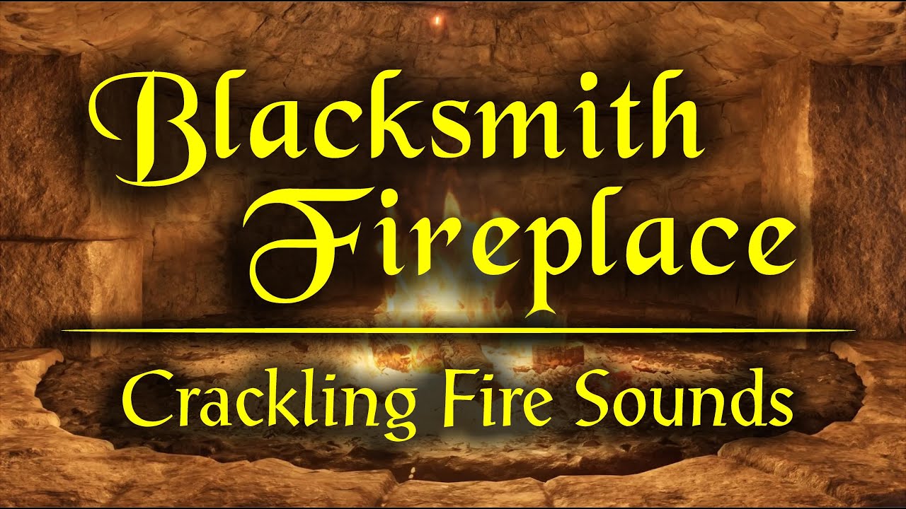 Blacksmith Fireplace [ Relaxing Ambience & Crackling Fire Sounds for Sleep, Study & Focus ] Oblivion