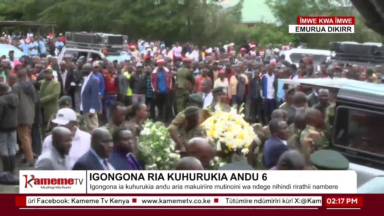 IGONGONA RIA KUHURUKIA ANDU 6 ARIA MAKUIRIIRE MUTINO-INI WA NDEGE