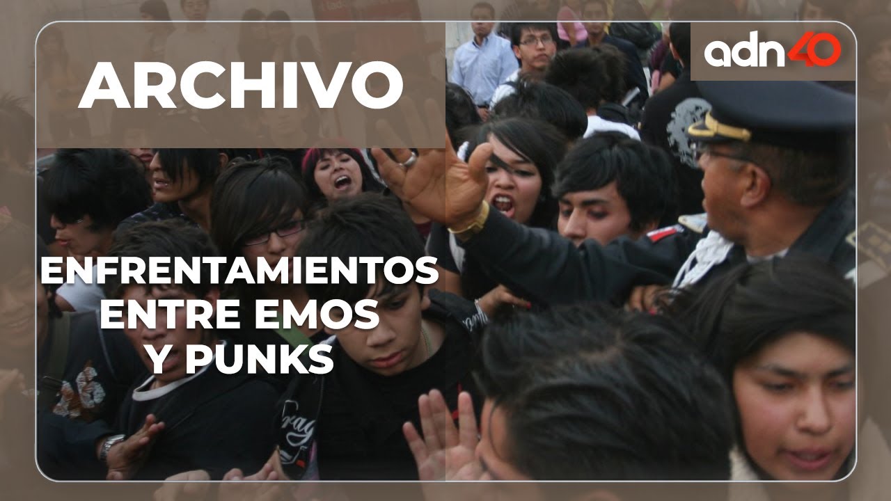 #ArchivoADN40 | Los históricos enfrentamientos entre emos 🧑‍🎤 y  punks 👨‍🎤