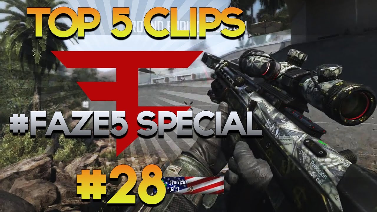 Obey Scarce: Top 5 Clips of the Week! #28 - #FaZe5 Special! FaZe Recruitment Challenge Trickshots