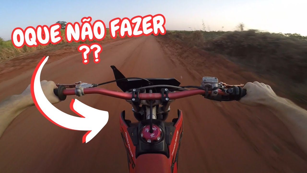 COMO PILOTAR UMA MOTO DE TRILHA ?? No Estradão de TERRA !! crf230 PREPARADA | Rodi pg |