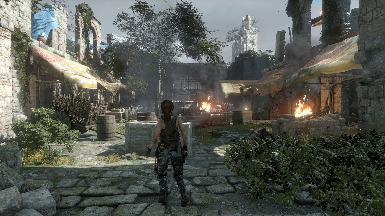 Rise of the Tomb Raider - The Acropolis Stealth Gameplay