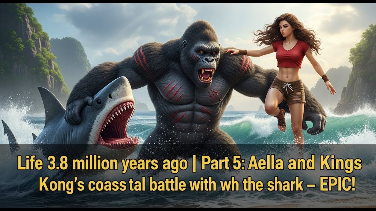 Life 3.8 million years ago | Part 5: Aella and King Kong's coastal battle with the shark – EPIC!
