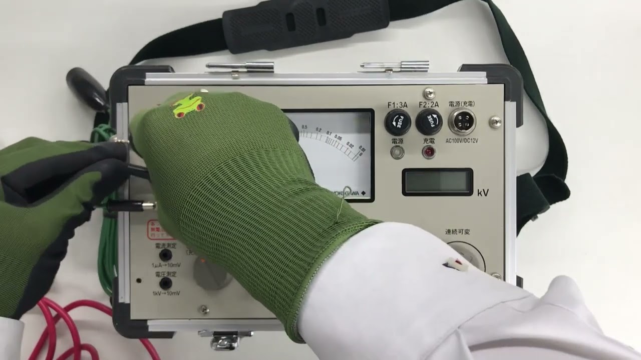 【Q＆A】ケーブル劣化診断において高圧メガ使用時に良く頂くご質問