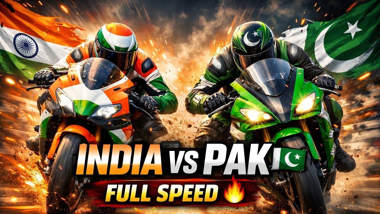 INDIA 🇮🇳 vs PAKISTAN 🇵🇰 | Moto GT Bike Racing Championship 🏍️🔥 Extreme Speed Race