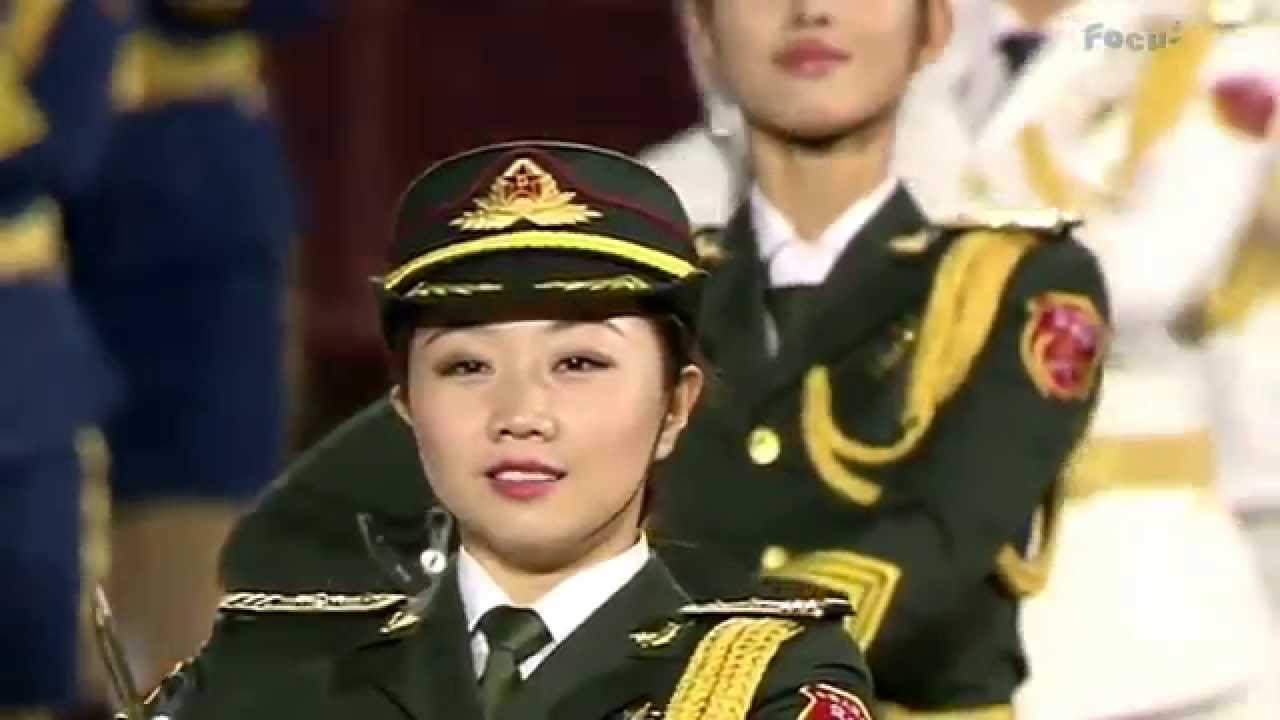 Выступление закрытия Международного военно-музыкального фестиваля почетных женщин Китая