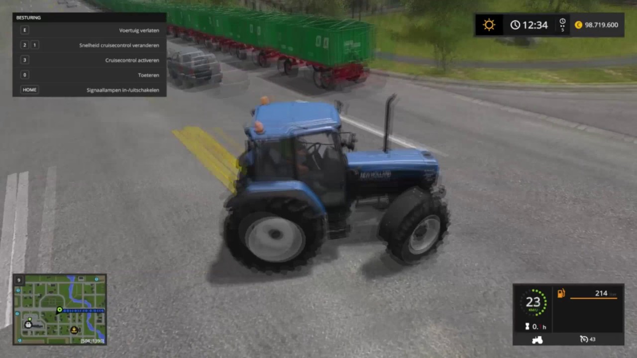 Longest Road Train In Farming Simulator 17 MUST SEE