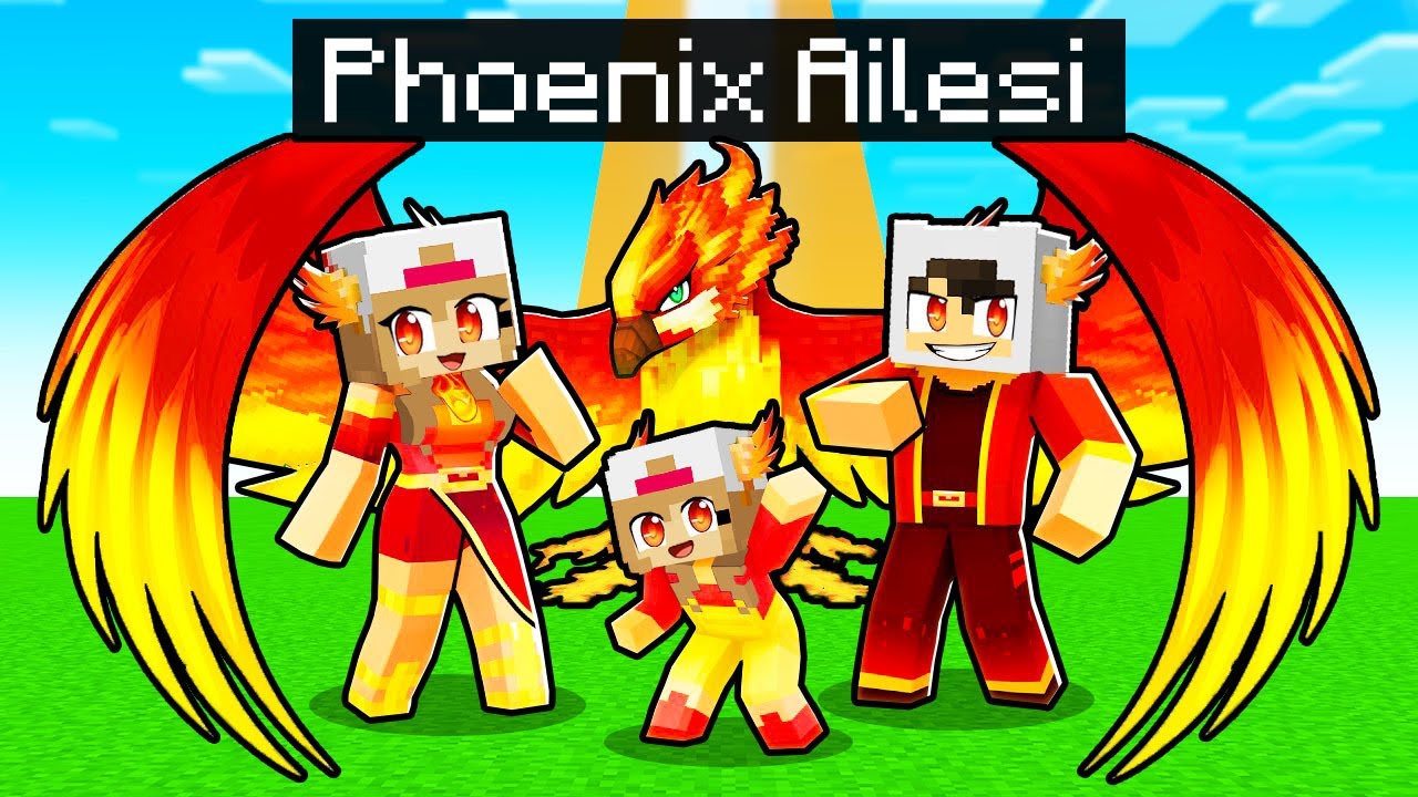 ANKA KUŞU PHOENİX AİLESİ ⚠️ Minecraft