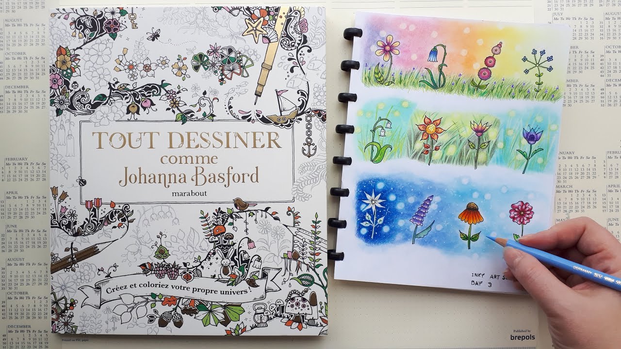 PRÉSENTATION | Mon avis et mes essais pour Dessiner comme Johanna Basford