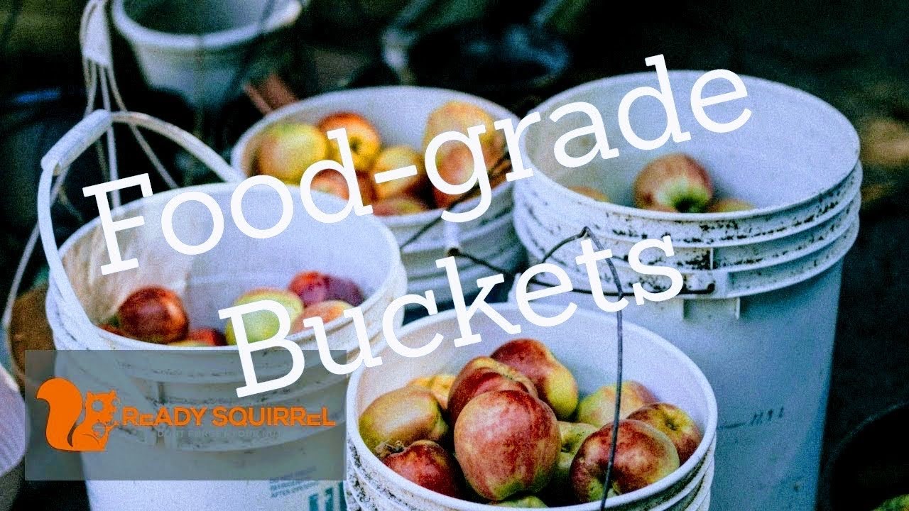 Food Grade Buckets vs Non Food Grade Buckets for Long-term Food Storage
