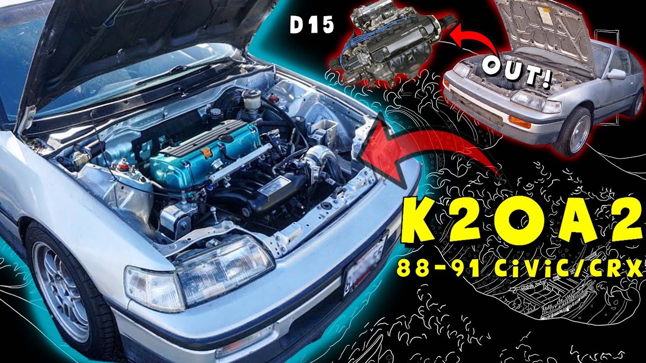 BUDGET K-SWAPPED MY HONDA IN 12 MINS ! !