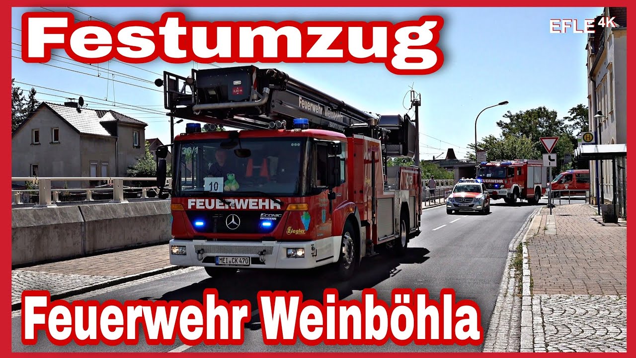 Festumzug 120 Jahre Freiwillige Feuerwehr Weinböhla