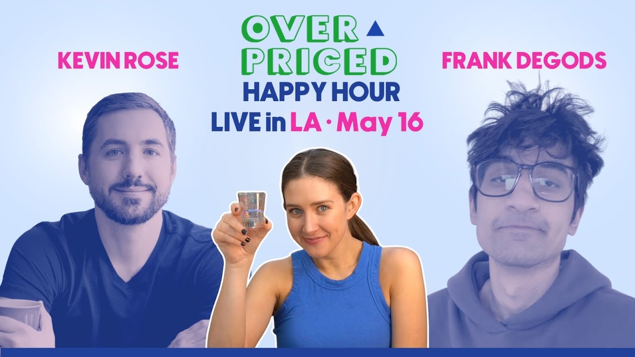 Frank DeGods & Kevin Rose on Overpriced Happy Hour LIVE l Overpriced JPEGs #166