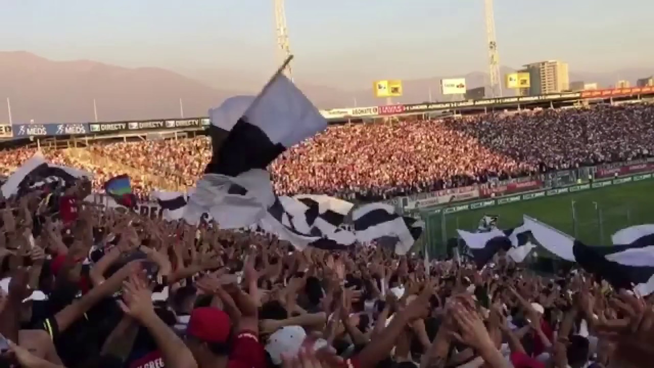 Garra Blanca activa y combatiente, 1,2,3 por el campeón, Colo-Colo vs Antofagasta 2017