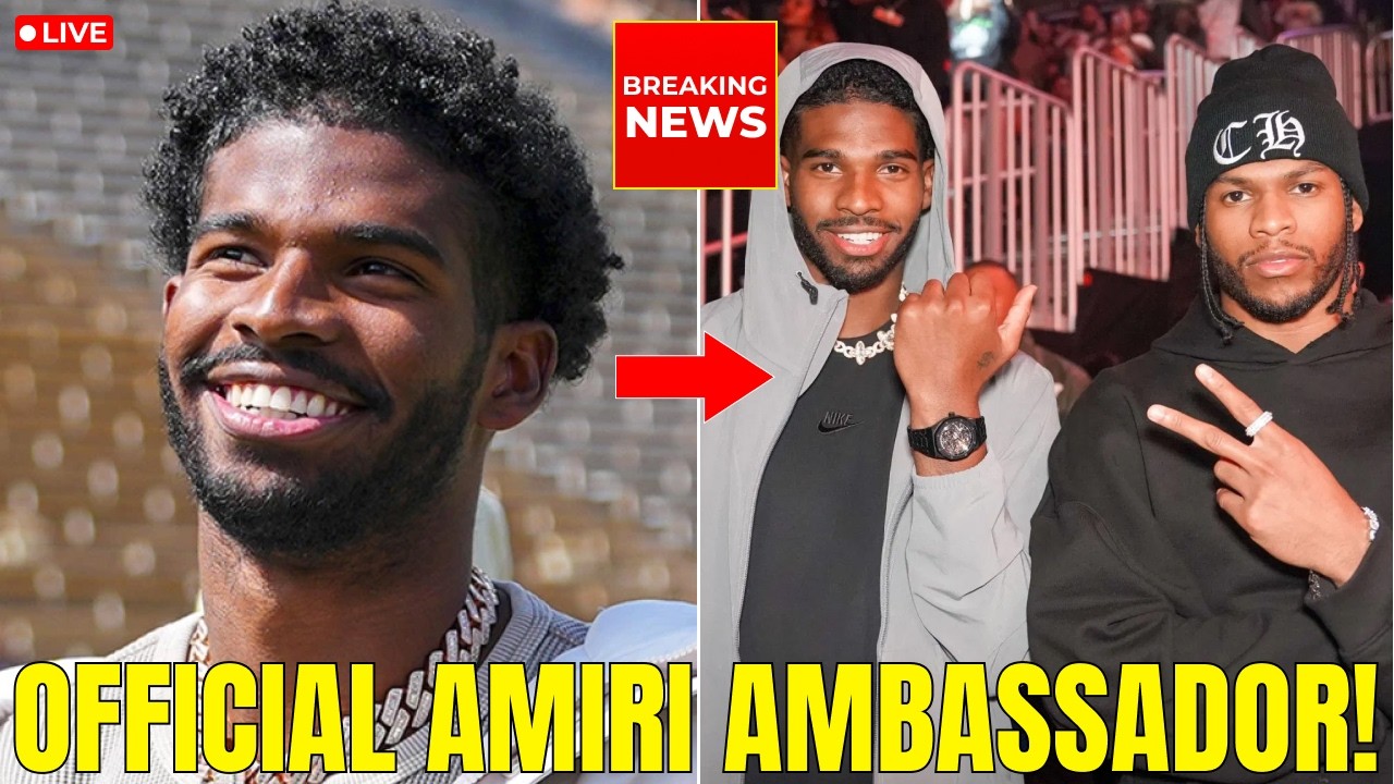 Mike Amiri SHOCKS The NFL By Naming Shedeur Sanders The FACE Of AMIRI America At PARIS Fashion Week!