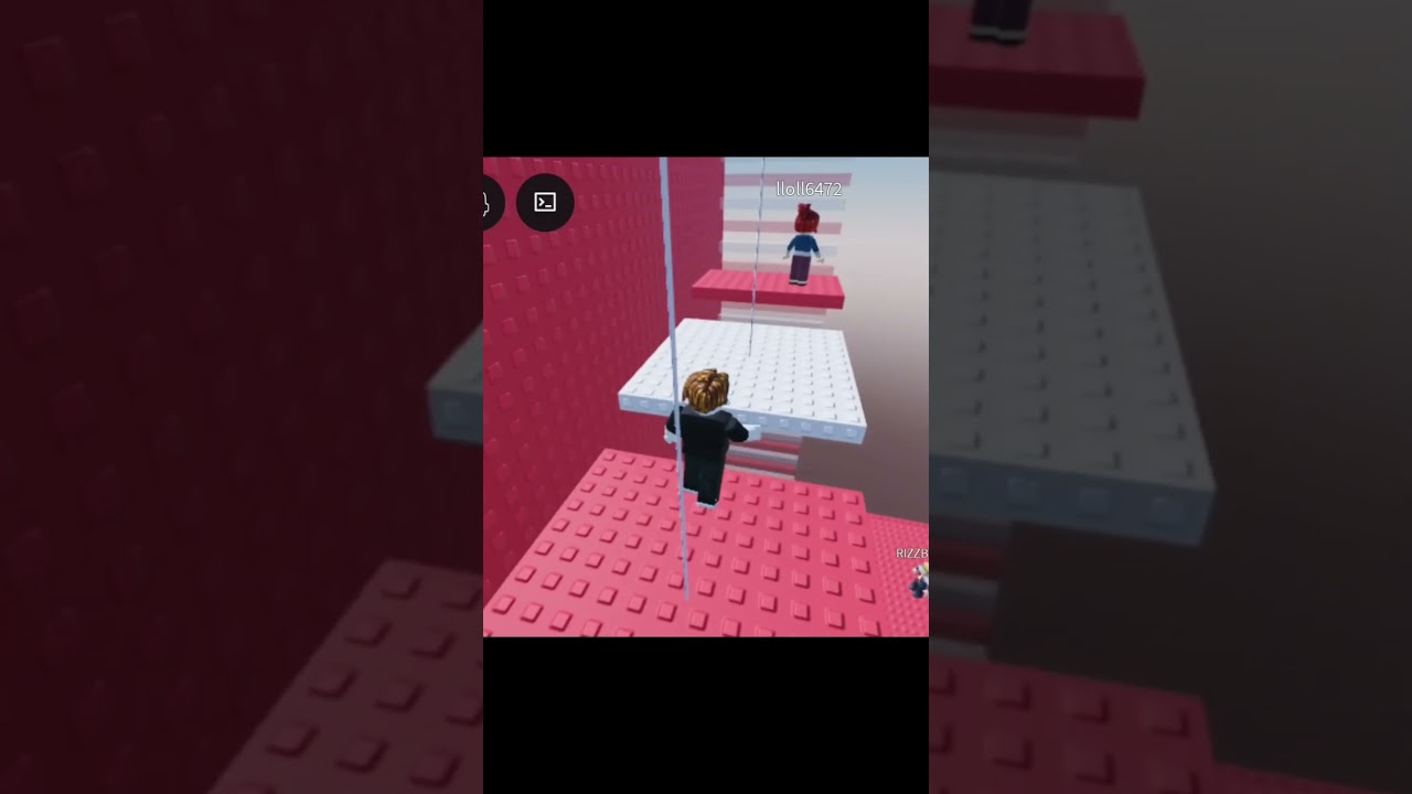 🥓 Bacon play no jump troll tower 😱 part-74636 #shorts #roblox #gaming