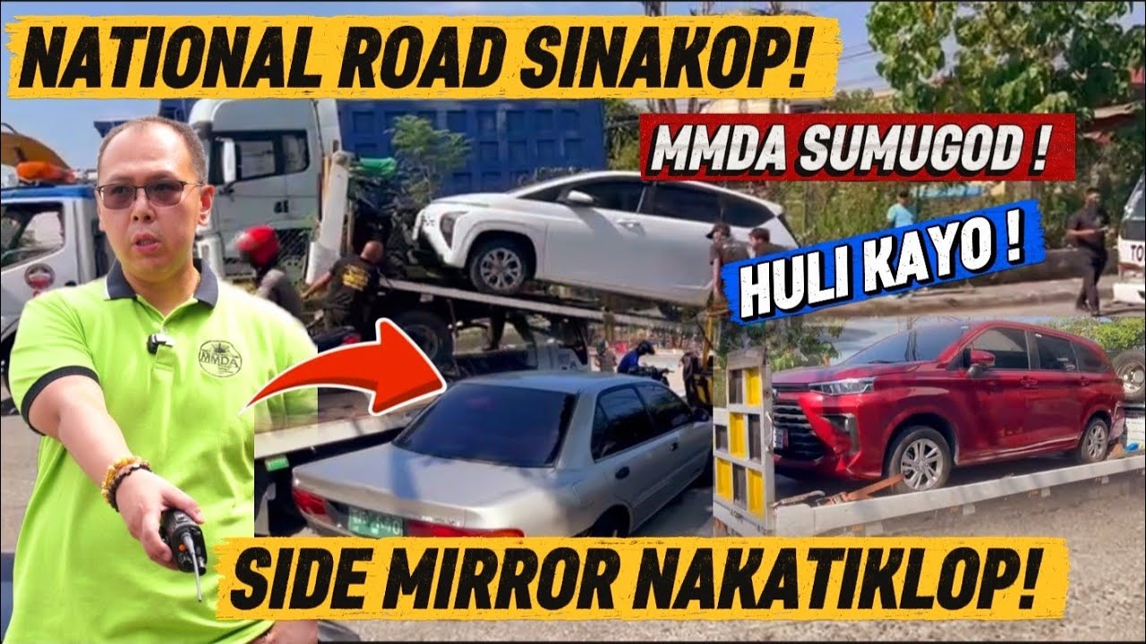 GRABE! National Road Ginawang Parking Lot – MMDA HULI SA AKTO!