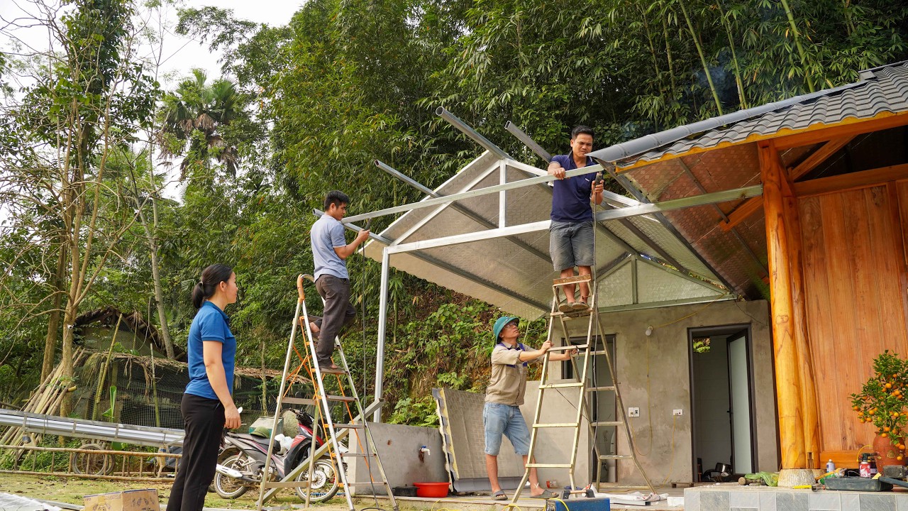 A new look: Deciding to repair and renovate the kitchen roof. Is this the right choice?