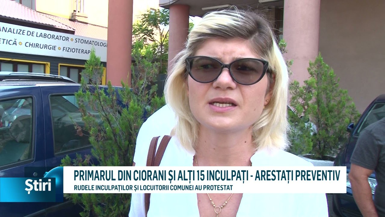 primarul din ciorani si alti 15 inculpati arestati preventiv